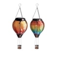 thumbnail image 4 of Viflosae Backyard Decor Solar Lights Outdoor Hot Lantern Solar Outdoor Garden Lamp Iron Glass Hand Lamp Garden Decorative Wall Lamp for Housewarming Gift, 4 of 9