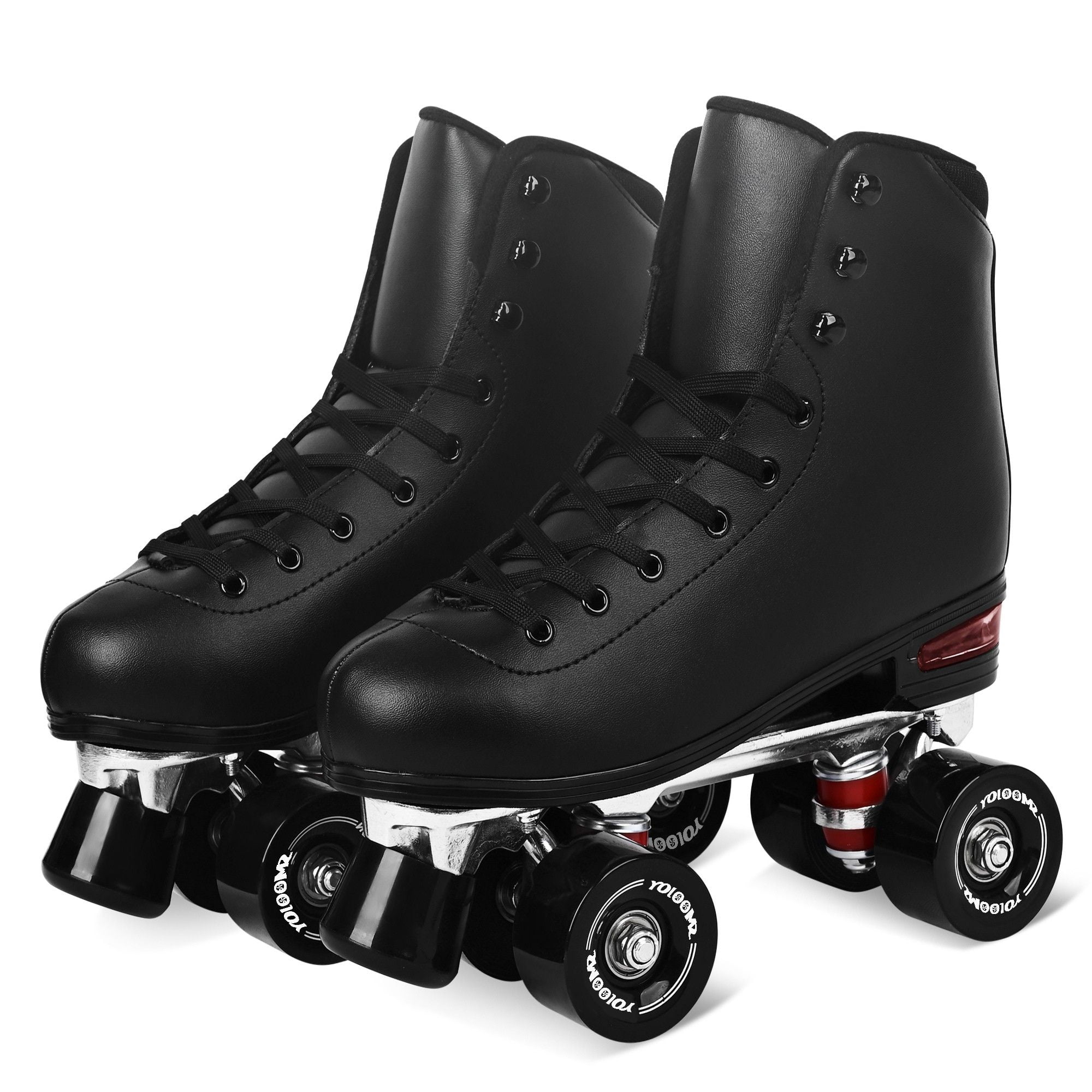 JZY Adult High-Top Retro Roller Skates, Unisex Glitter Skates for Indoor/Outdoor Use, PU Durable Wheels, Stable Weight Support