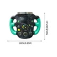 thumbnail image 6 of Automobile Steering Wheel Mug – Resin & Stainless Steel Racing-Themed Coffee Cup (Novelty Gift for Car Enthusiasts), 6 of 8