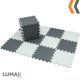 thumbnail image 3 of Piso Para Gimnasio Tapete Gym Lumax 100x100 X 2 Cm Ejercicio negro Mediano, 3 of 6
