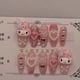 thumbnail image 4 of Pegatinas de uñas Sanrio Hello Kitty, calcomanía de uñas My Melody, figura de muñeco de dibujos animados, pegatina de uñas de Hello Kitty, regalos de Anime para niñas, 4 of 4