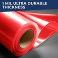 thumbnail image 3 of Red Cellophane Wrap 24'' x 100' Roll - Colored Cellophane Sheets for Craft Baskets, Gift Wrapping Supplies, Plastic Wrap for Gift Baskets, 3 of 4