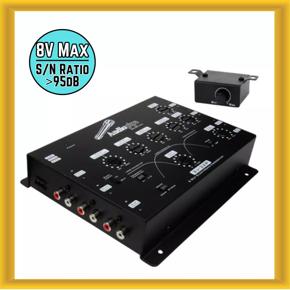 New Audiopipe XV4BXP 3 Way Bandpass Car Electronic Crossover
