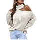 thumbnail image 2 of Pntutb moda mujer sólido manga larga Pullove cuello alto Casual suéter tops Pntutb Pntutb-1994, 2 of 6