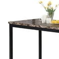 thumbnail image 4 of FurniFact Modern Faux Marble Dining Table – Black Kitchen & Dining Room Tables, 4 of 6