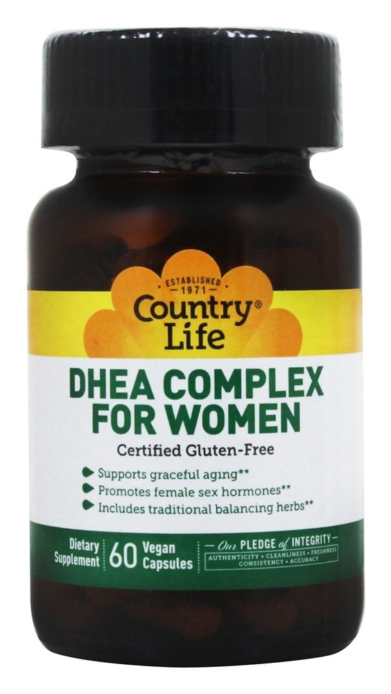 Country Life DHEA Complex For Women 60 Vegetarian Capsules Formerly