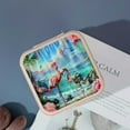 thumbnail image 4 of Autua Flamingos Turtle Beach Jewelry Box for Necklace, Ring, Earring - Bridesmaid Gifts and Travel Essential Pink, 4 of 5