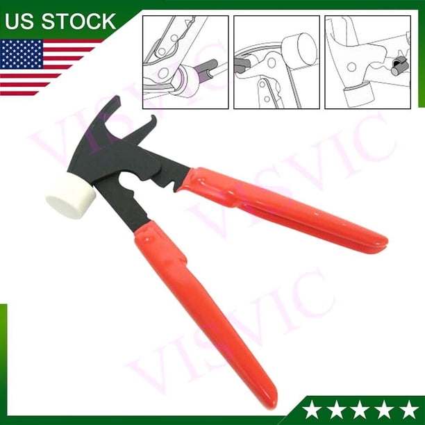 Tire Balancing Weights Wheel Weight Hammer – Clip-On Weight Remover Tool For Tire Balancing, All Vehicles Wheel Weight Pliers - Foto 11