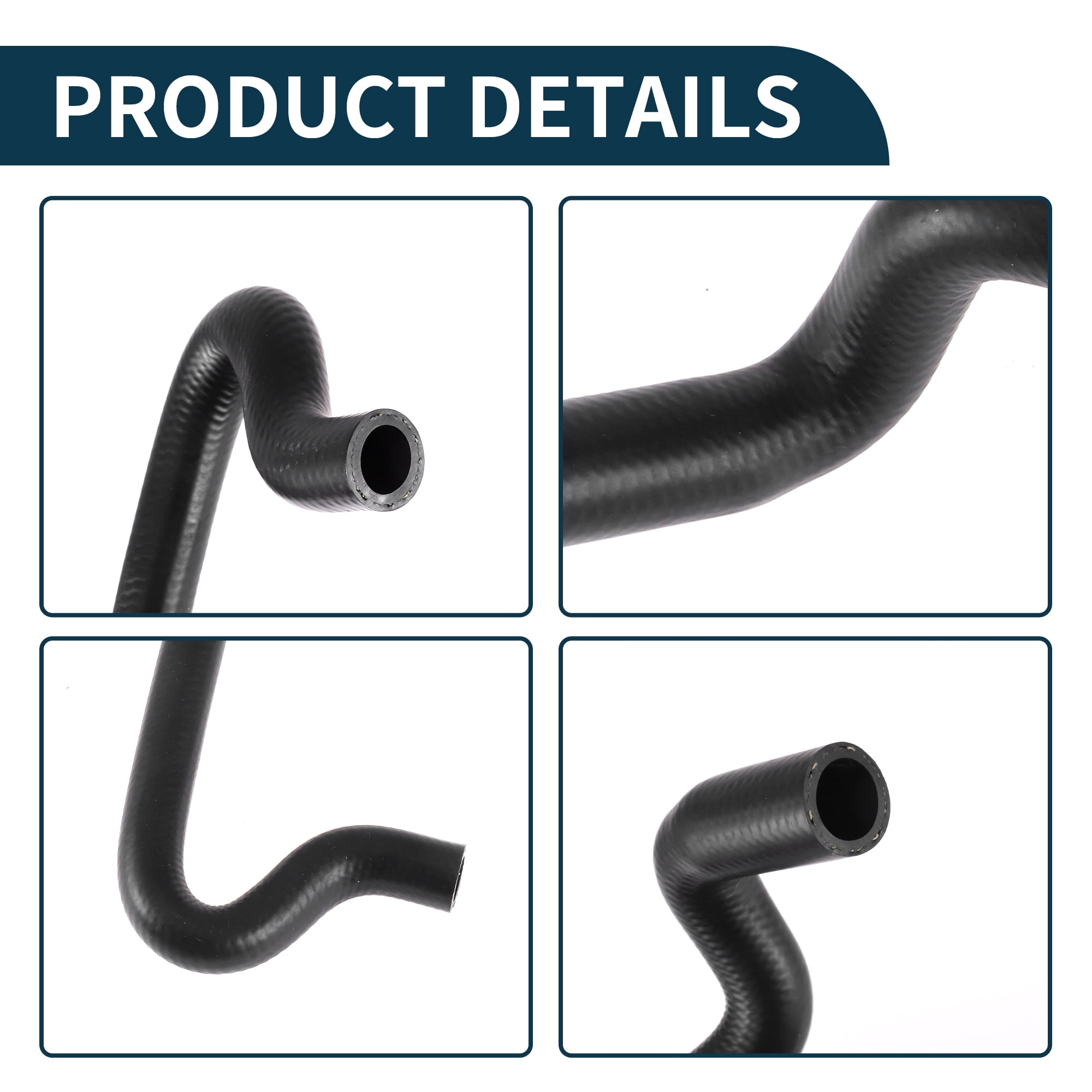 Unique Bargains Coolant Radiator Hose Rubber Pipe for Volvo XC90 2007 30792244