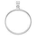 thumbnail image 4 of Wideband  Distinguished Coin Jewelry Sterling Silver Polished 39.4 x 3.1mm 1 oz. Screw Top Coin Bezel Pendant, 4 of 5