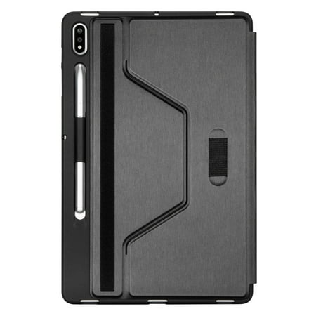 Targus - Click-In Case for 12.4" Samsung Galaxy Tab S7+, Tab S7 FE, and Tab S7 FE 5G - Black/Charcoal
