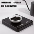 thumbnail image 4 of Digital Coffee Scale with Timer LED Screen Espresso USB 3kg Max.Weighing 0.1g High Precision Measures in Oz/ml/g Kitchen Scale, 4 of 6