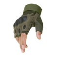 thumbnail image 1 of Guantes tácticos de carcasa dura de cuero de Súper Fibra para hombres, protección de equitación, anticorte, entrenamiento físico, guantes militares del Ejército, 1 of 4