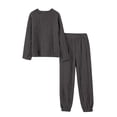 thumbnail image 4 of Women‘s Coral Fleece Pajama Set Plush Sleepwear Loungewear Cozy Winter Nightwear One Size, 4 of 5