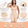 thumbnail image 4 of Werena Shapewear Bodysuits for Women Seamless Full Body Tummy Control Shapewear Sculpting Butt Lifting Mid Thigh Body Shaper, 4 of 7