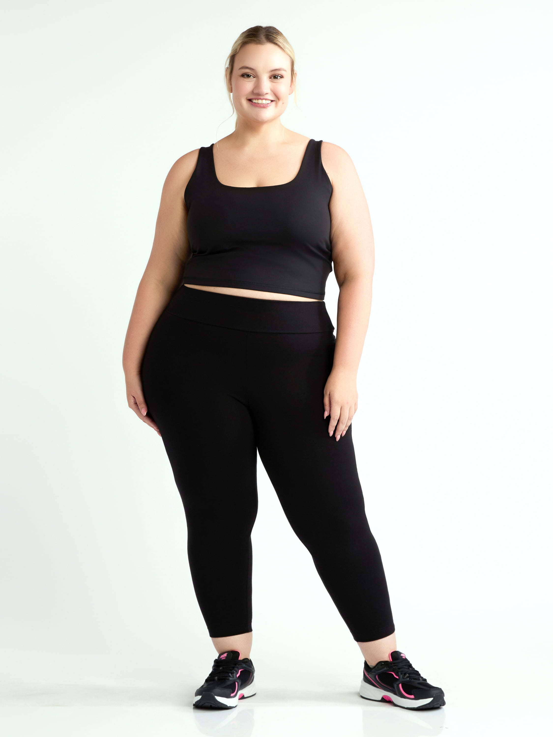 Terra & Sky Women's Plus Size Capri Legging