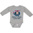 thumbnail image 3 of Inktastic Nana and Papa Love Me Grandson Boys Long Sleeve Baby Bodysuit, 3 of 5
