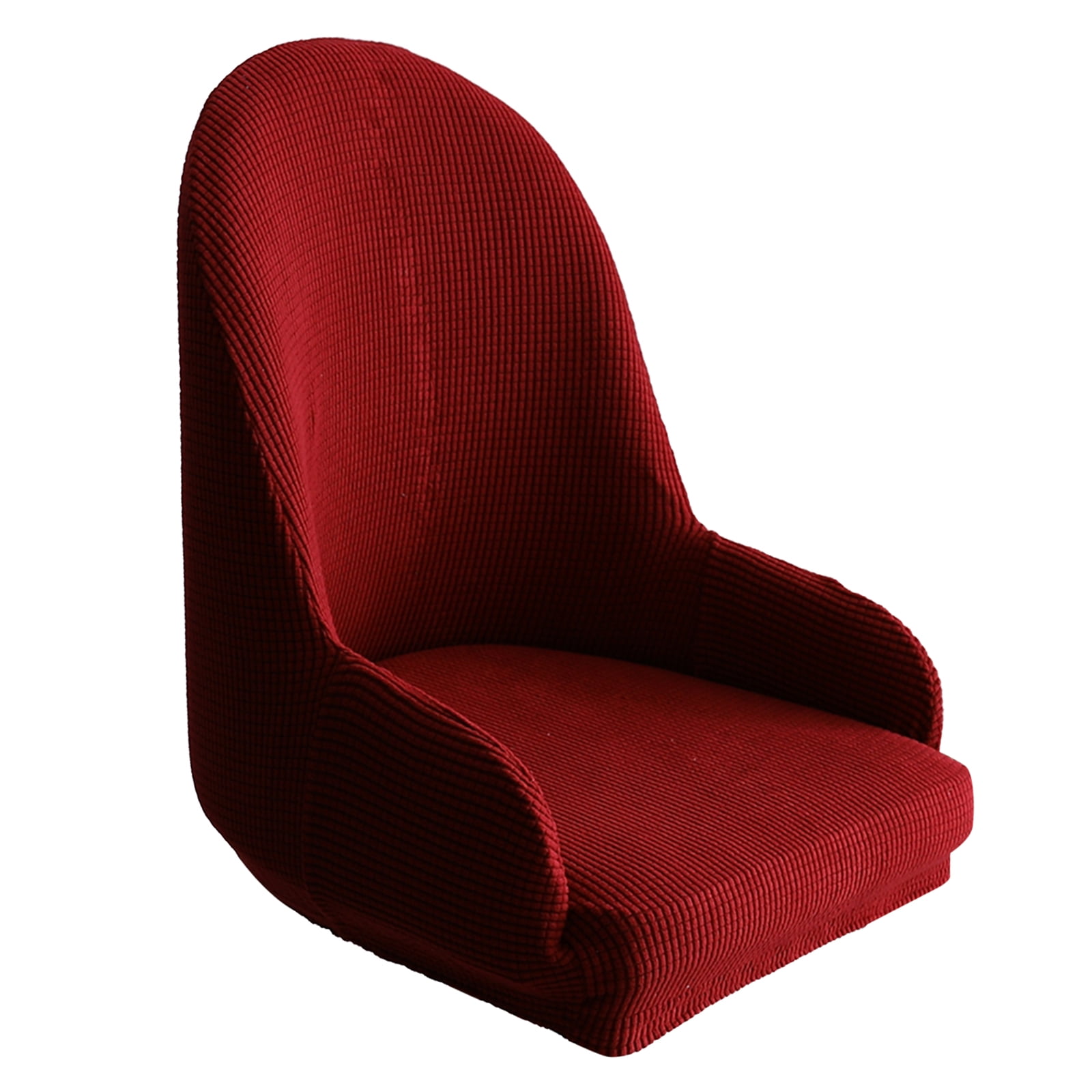 Polyester Arm Wing Back Chair Cover Sloping Arm Chair Protector Bars Cafes Decor 