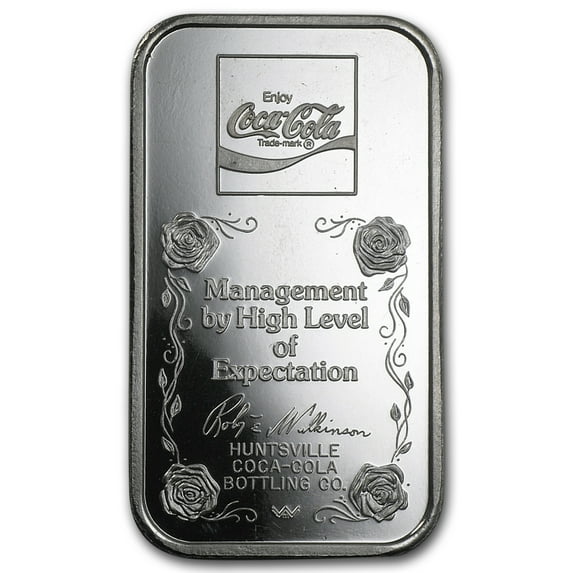 1 oz Silver Bar - Coca Cola (Huntsville, AL)