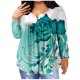 thumbnail image 1 of Ichuanyi liquidación de túnicas de talla grande para mujeres camisas de impresión de impresión Flowy verano botones plisados túnicas ICHUANYI WER202308217001, 1 of 5