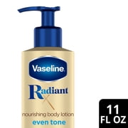 Vaseline Radiant X Even Tone for Dark Spots, Nourishing Body Lotion With 1% Niacinamide, Coconut Oil & Vitamin C, 11 fl oz