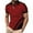Wine, variant on HomeGardon Mens Shirts Turn Down Collar Short Sleeve,Mens Shirts Turn Down Collar Color Match Loose Lapel Shirt Large Size Fashion Fallow Short Sleeve,S-XXXL