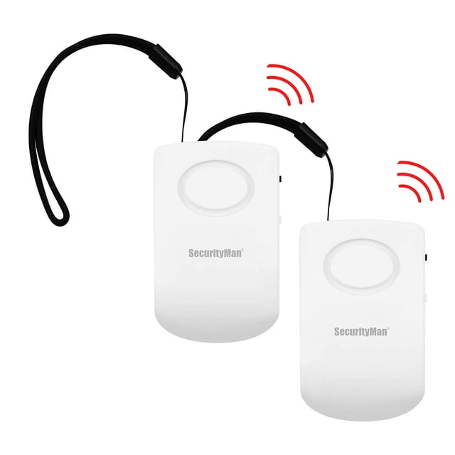 Alarma de manija de puerta SECURITYMAN Vibration 130 dB (paquete de 2)