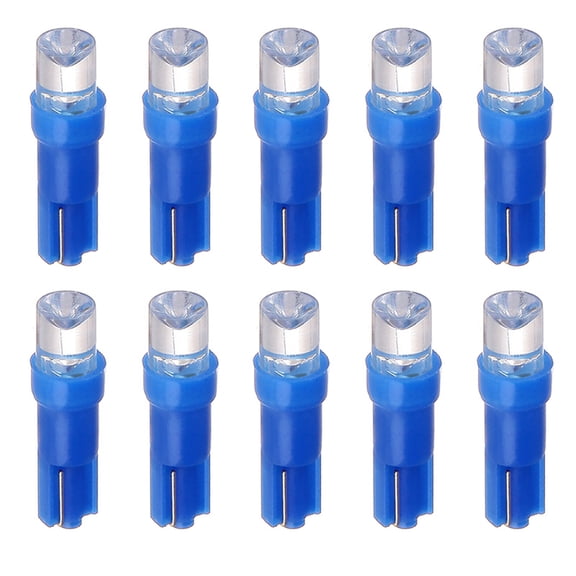 cciyu 10 Pack Blue T5 Diode 17 57 37 73 74 Instrument Cluster Panel Gauge Dash LED Light Bulb For Dashboard Gauge Light Speedometer Odometer Tachometer