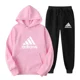thumbnail image 3 of Sudadera con capucha y pantalones de chándal para hombre y mujer, ropa deportiva de marca de alta calidad, informal, con estampado relajado, para campamento y pesca, a la moda, novedad de otoño e invi, 3 of 5