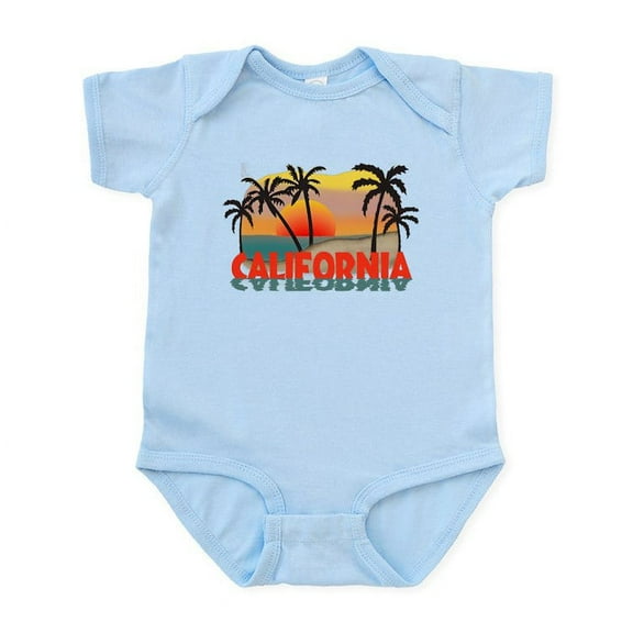 CafePress - California Beaches Sunset Infant Bodysuit - Baby Light Bodysuit, Size Newborn - 24 Months