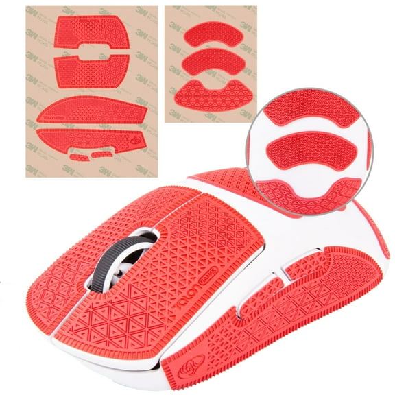 TALONGAMES Anti-Slip Grip Tape for Logitech G PRO X Superlight, GPX2 Wireless - Ultra Thin 0.5mm, (Red)