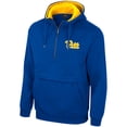 thumbnail image 2 of Men's Colosseum Royal Pitt Panthers Half-Zip Hoodie, 2 of 3