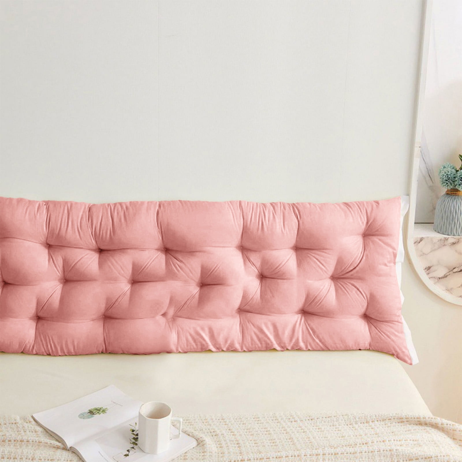 Fmbmuo Modern Headboard Mattress – Polyester Fiber, Sturdy Support, Bedroom Upgrade (Multiple color)