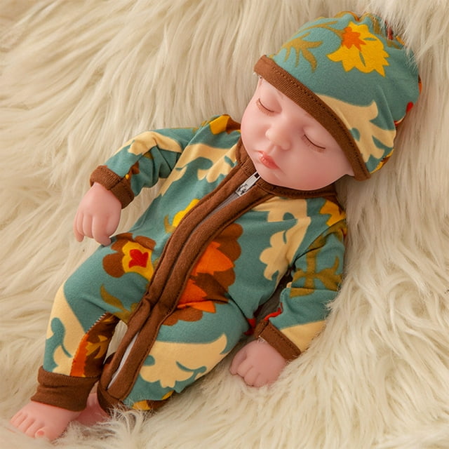 QIPOPIQ Full Body Silicone Dolls ,Mini Realistic Doll Real Life Miniature Doll