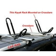 thumbnail image 2 of TMS J-Bar Rack HD Kayak Carrier Canoe Boat Surf Ski Roof Top Mounted on Car SUV Crossbar, 2 of 2