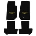 thumbnail image 2 of Lloyd Mats LogoMat Custom-Fit 4PC Carpet Floor Mats for 2011-2013 Jeep Wrangler JK 2-Door, Black, 2 of 4