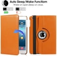 thumbnail image 3 of KOMI iPad Mini 1/2/3 Case - 7.9 inch 360 Degree Rotating Stand Smart Cover Case with Auto Sleep/Wake Feature for Apple iPad Mini 1 / iPad Mini 2 / iPad Mini 3 Orange, 3 of 8