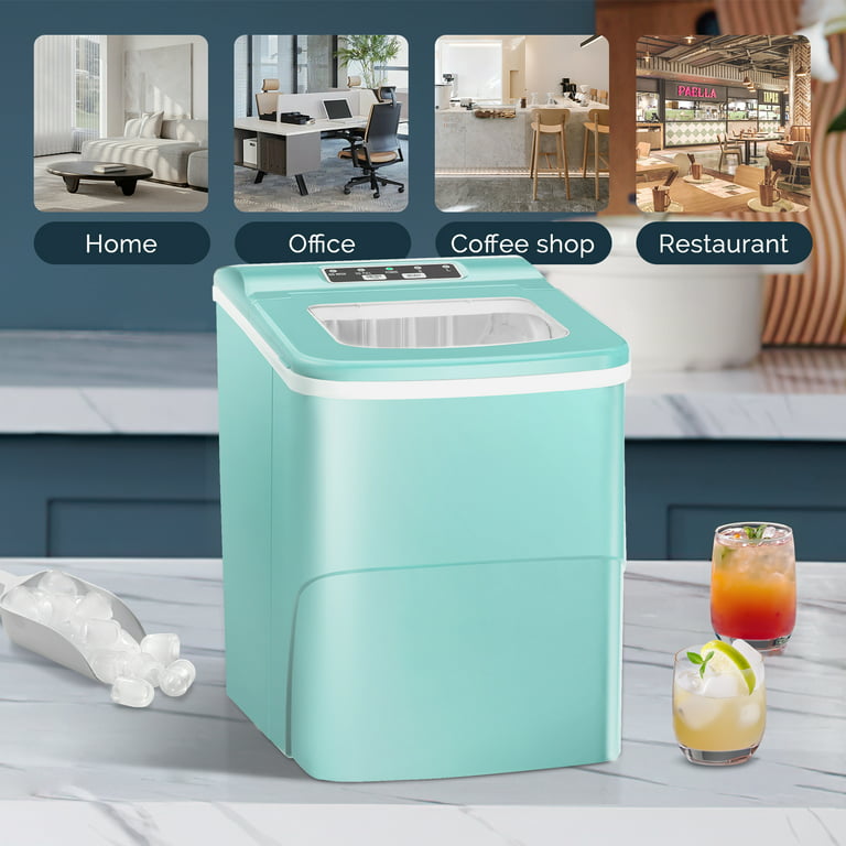 Countertop Ice Makers , 9 Cubes Ready in 6 Mins, 26lbs in 24Hrs