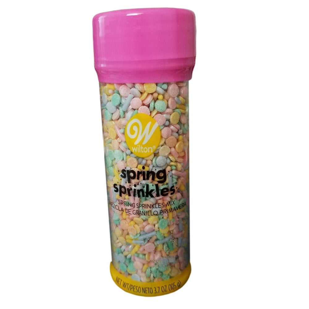 Easter Spring Sprinkles Mix Pastel Treat Decorations 3.7 oz Wilton