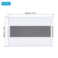 thumbnail image 2 of Uxcell 2x3" Reflective Patch Hook and Loop Fastener Safety Applique, White 4 Pack, 2 of 6