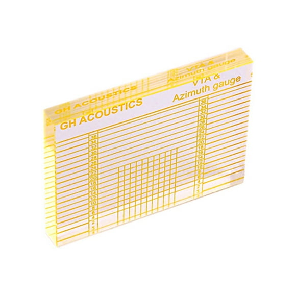 Greeniant Regla ajustable, accesorio de alineación de fonógrafo, herramientas de medición, suministros para tocadiscos, transportador de Accesorios para instrumentos musicales