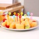thumbnail image 2 of 4/12Pcs Fruit Forks Floral Design Cartoon Plastic, 2 of 6