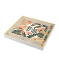 thumbnail image 2 of A&B Home Floral Pattern Square Decorative Tray Set of 2, 2 of 5