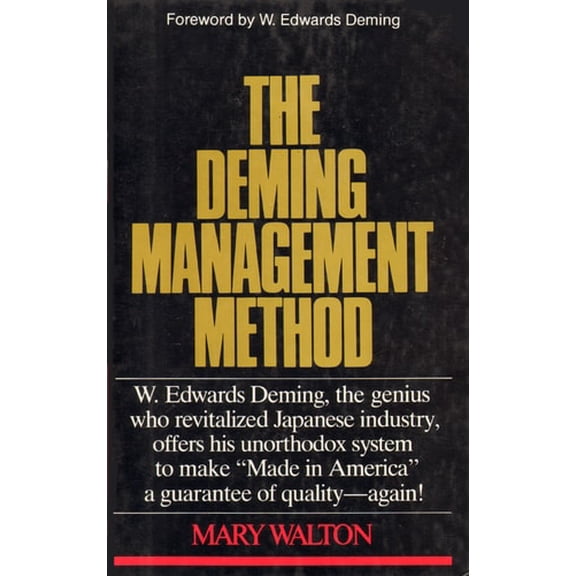 Pre-Owned The Deming Management Method (Paperback) 0399550003 9780399550003