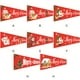 thumbnail image 5 of Wosthever Banner de Navidad Inicio Hotel Comedor Bar Puerta Ventana Terraza Balcón Bandera Fiesta Festival Año Nuevo Decoración Colgante Kits de decoración para fiestas 296*48cmM10, 5 of 6