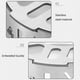 thumbnail image 4 of Estufa a prueba de viento Anillo Camping Gas Wind Shield Cassette portátil (Grande), 4 of 5