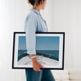 thumbnail image 4 of Beyond the Sea - Cabo San Lucas Baja California Sur Mexico Photography Boat Ocean Nautical Seascape Coast Minimalist Water Black Framed Wall Art Print 5 x 7 inches, 4 of 8