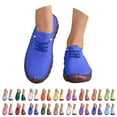 thumbnail image 6 of XIMIN Women Leather Soft Bottom Beef Tendon Loafers Slip-on Orthopedic Shoes Walking Arch Support Sneakers Low Top Lightweight Breathable Running Shoes Comfortable Sneakers, 6 of 8
