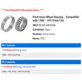 thumbnail image 2 of Front Inner Wheel Bearing - Compatible with 1988 - 1997 Ford F53 1989 1990 1991 1992 1993 1994 1995 1996, 2 of 2