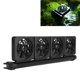 thumbnail image 5 of Enfriador De Acuario, Ventilador De Enfriamiento De Acuario, aleación De Aluminio Plástico Confiable Color Negro Resistente Para Acuario Velocidad Del Viento Estanque De Peces, 5 of 7